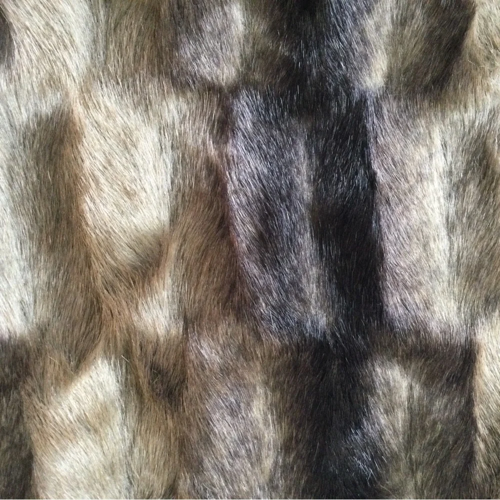 West Elm faux fur throw
